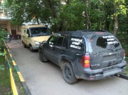 Машины "Народной армии Донбасса" вызвали панику у москвичей (ФОТО)