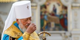 Украина простилась с митрополитом Владимиром (ВИДЕО)
