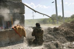 Под Донецком идут интенсивные бои