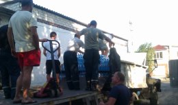 В освобожденный Славянск доставили гуманитарную помощь