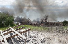 Террористы снова обстреляли жилые кварталы Луганска