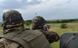 Российские войска обстреляли позиции сил АТО на границе
