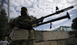 В Донецке приостановились военные действия