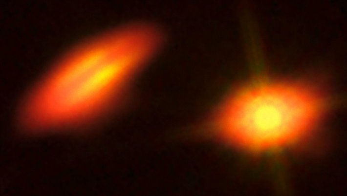 Астрономы обнаружили в окружении двойной звезды странные диски (ФОТО)