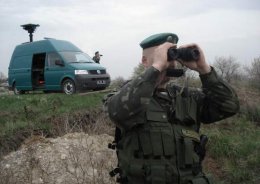 Украинские пограничники попали под обстрел