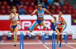 Украинка Анна Титимец взяла «серебро» в забеге на 400 м с препятствиями на ЧЕ-2014