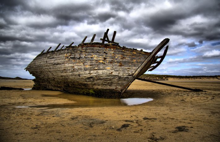 Старые корабли, которые утилизирует природа (ФОТО)