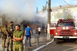 В одном из магазинов в центре Славянска произошел взрыв