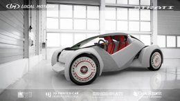 Представлен автомобиль, напечатанный на 3D-принтере (ВИДЕО)