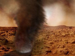 На Марсе наблюдаются песчаные бури