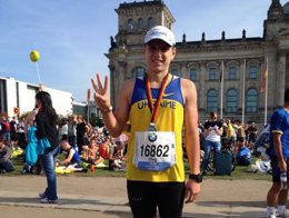 Самый молодой украинец вернулся с Берлинского марафона
