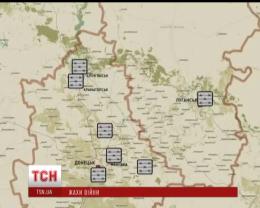 В СБУ создали карту концлагерей "ДНР" и "ЛНР"
