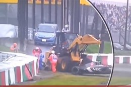 В Японии пилот "Формулы-1" разбился на трассе (ВИДЕО)