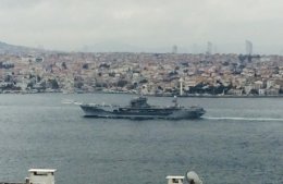 Командный фрегат США вошел в акватории Черного моря