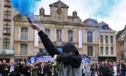 Французская полиция применила резиновые пули против фанатов «Эвертона» (ВИДЕО)