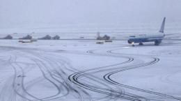 В США из-за снегопада отменили более 2000 авиарейсов