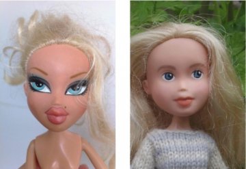 Художница создала кукол без макияжа (ФОТО)