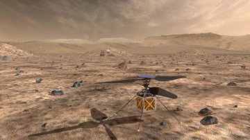 NASA пытается разработать вертолет для исследования Марса (ВИДЕО)