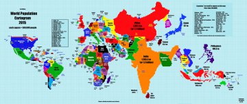 Новая демографическая карта Мира: вместо России Китай (ФОТО)