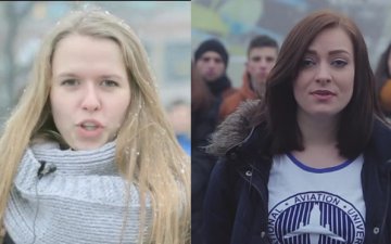 К украинской молодежи обратились "липовые" студенты РФ (ВИДЕО)