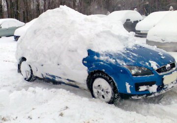 Киевских предпринимателей оштрафовали за неубранный снег