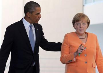 Меркель уговорила Обаму не давать оружие Украине