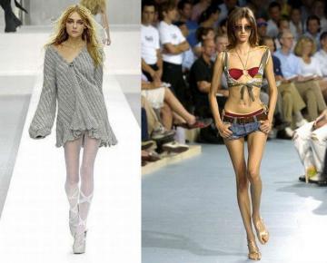 Французы решили бороться с худыми моделями