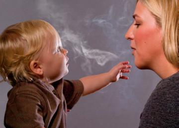 Табачный дым разрушает детскую психику