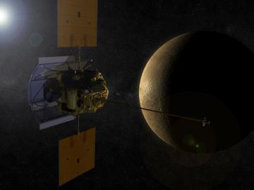 Аппарат Messenger разобьётся о поверхность Меркурия