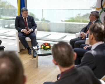 Украинский президент побывал в святая святых МОК (ФОТО)