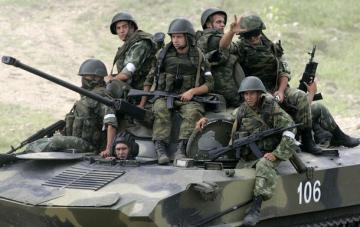 На Донбасс заехало очередное мотострелковое подразделение российской армии 