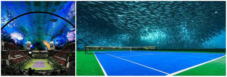 В Дубае появится подводный теннисный корт (ФОТО)