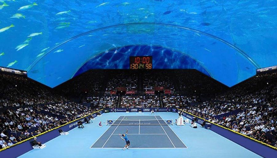 В Дубае появится подводный теннисный корт (ФОТО)