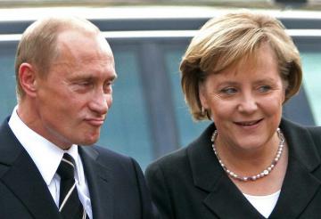 Путин пытается договориться с Меркель