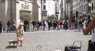 Невероятный танец старушки под брюссельский битбокс (ВИДЕО)