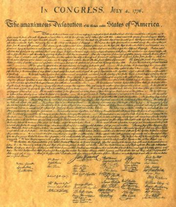 Быть свободным. Декларация независимости США (ДОКУМЕНТ)