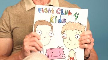 Легендарный “Бойцовский клуб” превратился в книгу для детей (ВИДЕО)