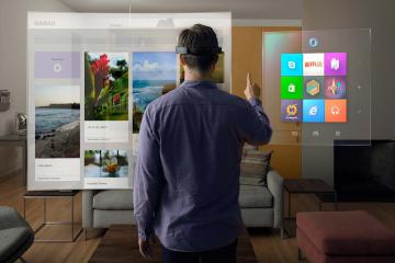 На что способны очки Microsoft HoloLens? (ВИДЕО)