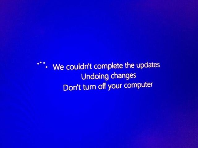 Первая проблема Windows 10 (ФОТО)