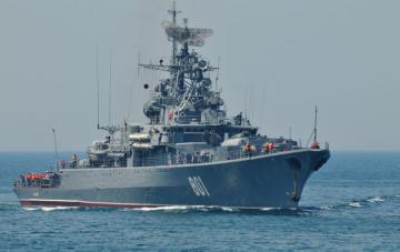 Российский военный корабль нарушил границу с Латвией