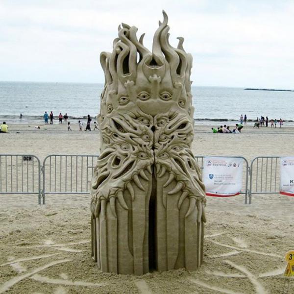 В Бостоне прошел знаменитый фестиваль скульптуры из песка (ФОТО)