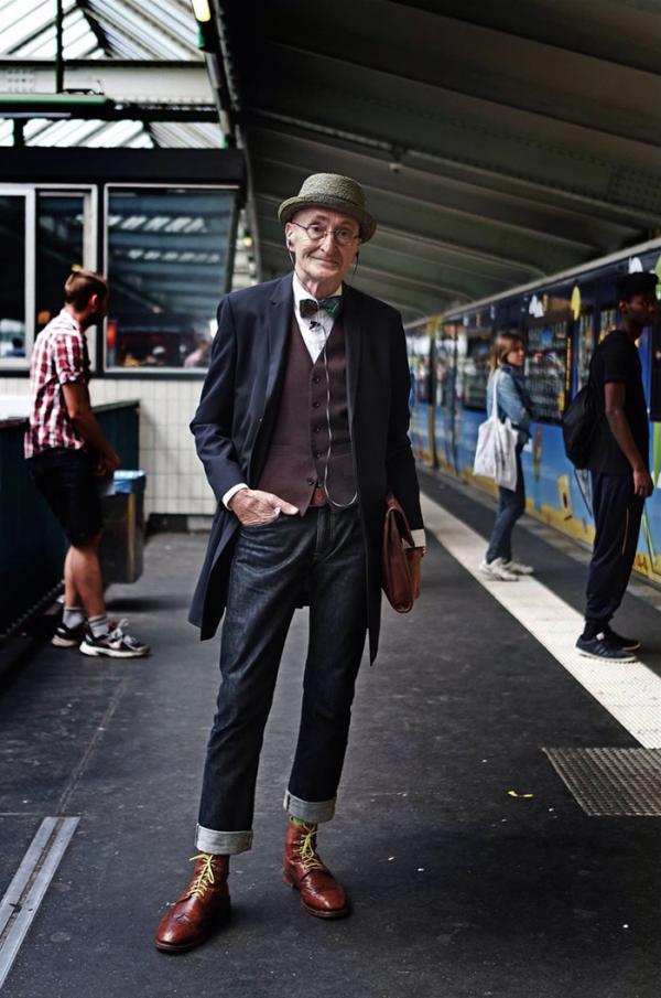 Пожилой житель Берлина признан самым стильным пенсионером в мире (ФОТО)