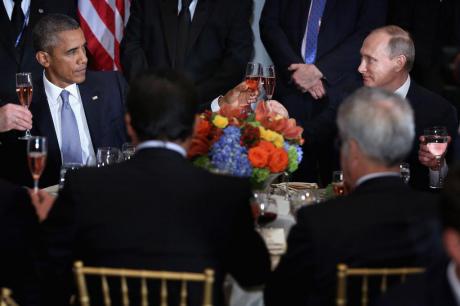 Обама выпил вместе с Путиным (ФОТО)