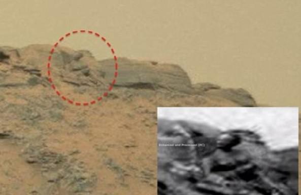 На Марсе обнаружили огромную статую Будды (ФОТО)