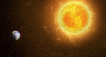 NASA опубликовало кадры мощного взрыва на Солнце (ВИДЕО)