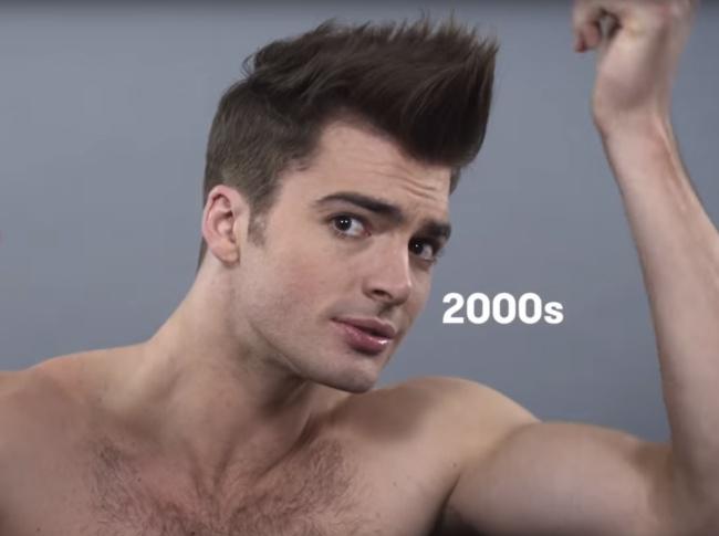 Как менялась мужская красота за последние 100 лет (ВИДЕО)