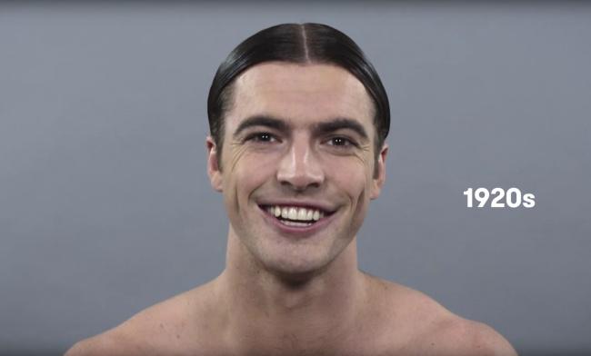 Как менялась мужская красота за последние 100 лет (ВИДЕО)