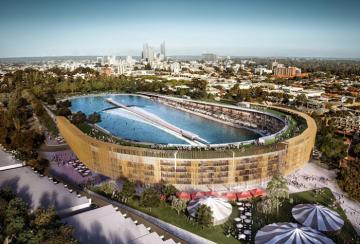 Грандиозное превращение: футбольный стадион перестроят в специальный бассейн для серфинга (ФОТО)