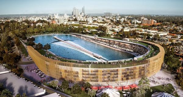 Грандиозное превращение: футбольный стадион перестроят в специальный бассейн для серфинга (ФОТО)