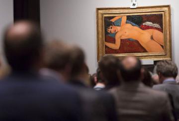 Картину "Лежащая обнаженная" Модильяни продали за $170 млн (ФОТО)